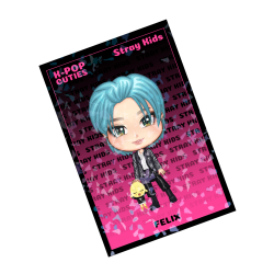 Pocztówka holograficzna Stray Kids (ROCK-STAR) - Felix