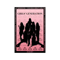 Mini plakat A4 - Girls' Generation 15 Rocznica Debiutu