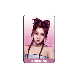 Karta przezroczysta aespa - Ningning