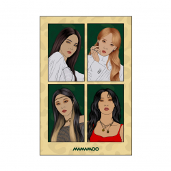 Mini plakat A3 - MAMAMOO Travel