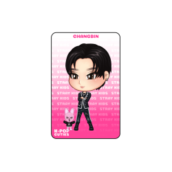 Karta przezroczysta Stray Kids (ROCK-STAR) - Changbin