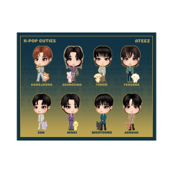 Mini plakat A4 - ATEEZ (GOLDEN HOUR PART 1)