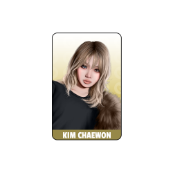 Karta przezroczysta LE SSERAFIM - Kim Chaewon