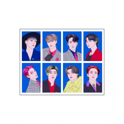 Mini plakat A3 - ATEEZ ZERO : FEVER