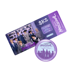 Przypinka perłowa Stray Kids - 4TH FANMEETING: SKZ’S MAGIC SCHOOL (wersja 1) + BILET GRATIS!