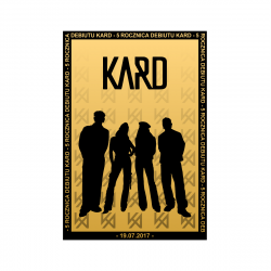 Mini plakat A4 - KARD 5 Rocznica Debiutu
