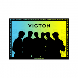 Mini plakat A4 - VICTON 6 Rocznica Debiutu