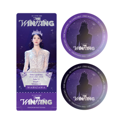 Zestaw dwóch holograficznych naklejek IU CONCERT : THE WINNING + BILET GRATIS!