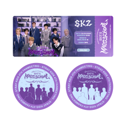 Zestaw dwóch naklejek Stray Kids - 4TH FANMEETING: SKZ’S MAGIC SCHOOL + BILET GRATIS!