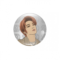 Srebrny magnes NCT 127 Resonance - Taeyong