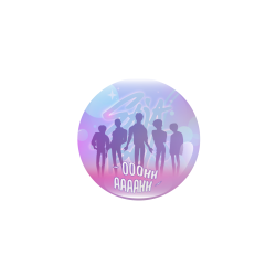 Holograficzna przypinka KPop Demon Hunters - Saja Boys