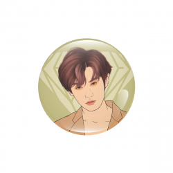 Perłowa przypinka EXO Love Shot -  Chanyeol