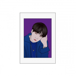 Limitowana Grafika - BTS BE - SUGA