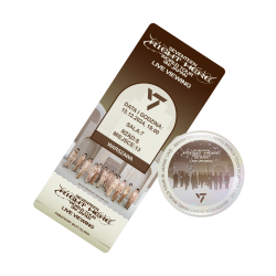 Holograficzna przypinka SEVENTEEN [RIGHT HERE] (wersja 2) + BILET GRATIS!