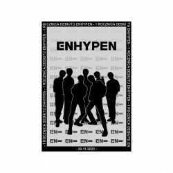 Mini plakat A4 - 1 Rocznica Debiutu ENHYPEN