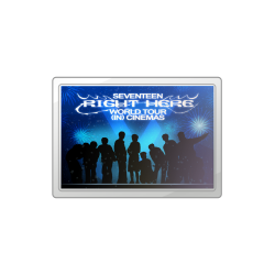 Holograficzny magnes SEVENTEEN [RIGHT HERE] WORLD TOUR IN CINEMAS