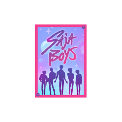 Mini plakat A4 KPop Demon Hunters - Saja Boys