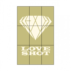 Zestaw perłowych kart - EXO Love Shot