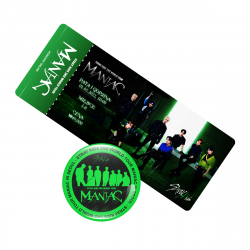 Przypinka fluo Stray Kids MANIAC in SEOUL (wersja 2) + BILET GRATIS!