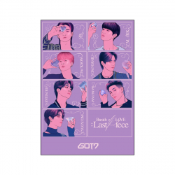 Mini plakat A4 - GOT7 Breath of Love