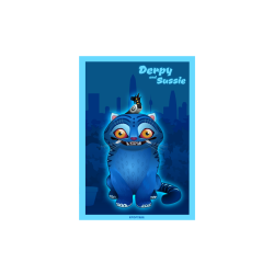 Mini plakat A4 KPop Demon Hunters - Derpy and Sussie