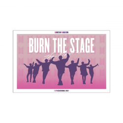 Mini plakat A3 BANGTAN MARATON - BURN THE STAGE: THE MOVIE