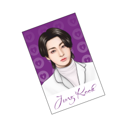 Pocztówka perłowa BTS - Jung Kook
