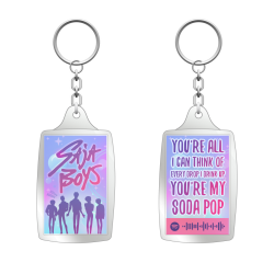 Brelok holograficzny KPop Demon Hunters - Saja Boys
