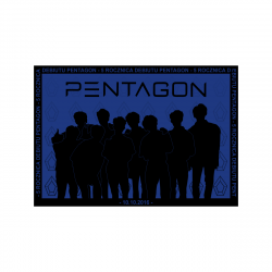 Mini plakat A4 - PENTAGON 5 Rocznica Debiutu