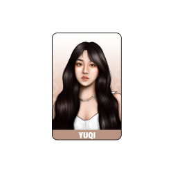 Karta przezroczysta (G)I-DLE - Yuqi