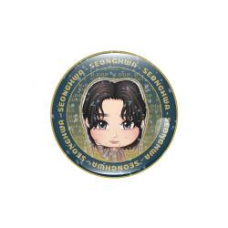 Przypinka holograficzna ATEEZ (GOLDEN HOUR PART 1) - SEONGHWA