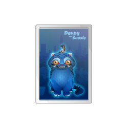 Holograficzny magnes KPop Demon Hunters - Derpy and Sussie