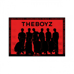 Mini plakat A3 - THE BOYZ 4 Rocznica Debiutu