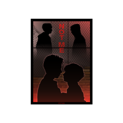 Mini plakat A4 NOT ME - White & Sean
