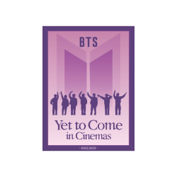Mini plakat A4 BTS: Yet to Come in Cinemas