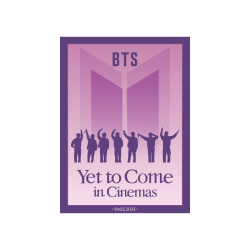 Mini plakat A3 BTS: Yet to Come in Cinemas