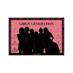 Mini plakat A4 - Girls' Generation 14 Rocznica Debiutu