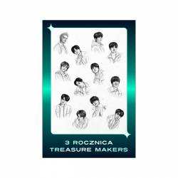 Mini plakat A4 - 3 Rocznica Treasure Makers