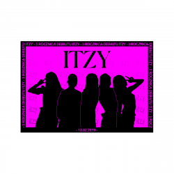 Mini plakat A3 - ITZY 3 Rocznica Debiutu