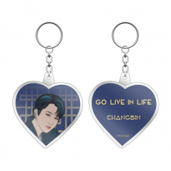 Brelok serce Stray Kids GO LIVE IN LIFE - Changbin
