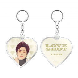 Brelok serce EXO Love Shot - Xiumin