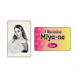 Karta kolekcjonerska 3 Rocznica Miya-ne