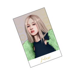 Pocztówka perłowa BLACKPINK - Rosé