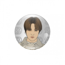 Srebrna przypinka NCT 127 Resonance - Haechan