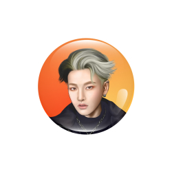 Perłowa przypinka ATEEZ THE WORLD : MOVEMENT - Hongjoong