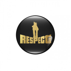 Przypinka złota BTS - Respect (wersja 1)