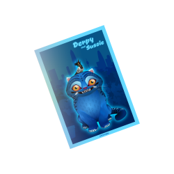Holograficzna pocztówka KPop Demon Hunters - Derpy and Sussie