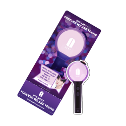Holograficzna naklejka BTS Army: Forever We Are Young + BILET GRATIS!