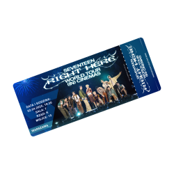 PAMIĄTKOWY BILET - SEVENTEEN [RIGHT HERE] WORLD TOUR IN CINEMAS