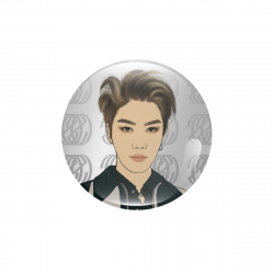 Srebrny magnes NCT 127 Resonance - Taeil